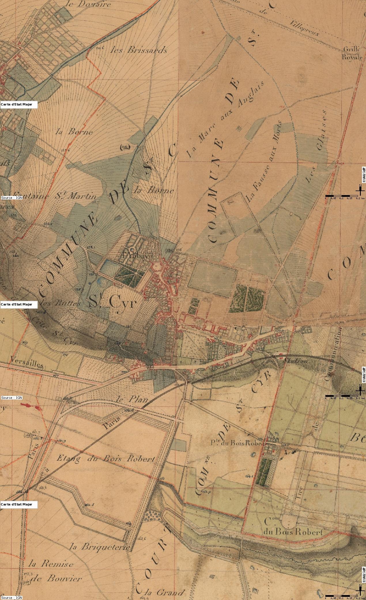 carte d'&eacute;tat-major