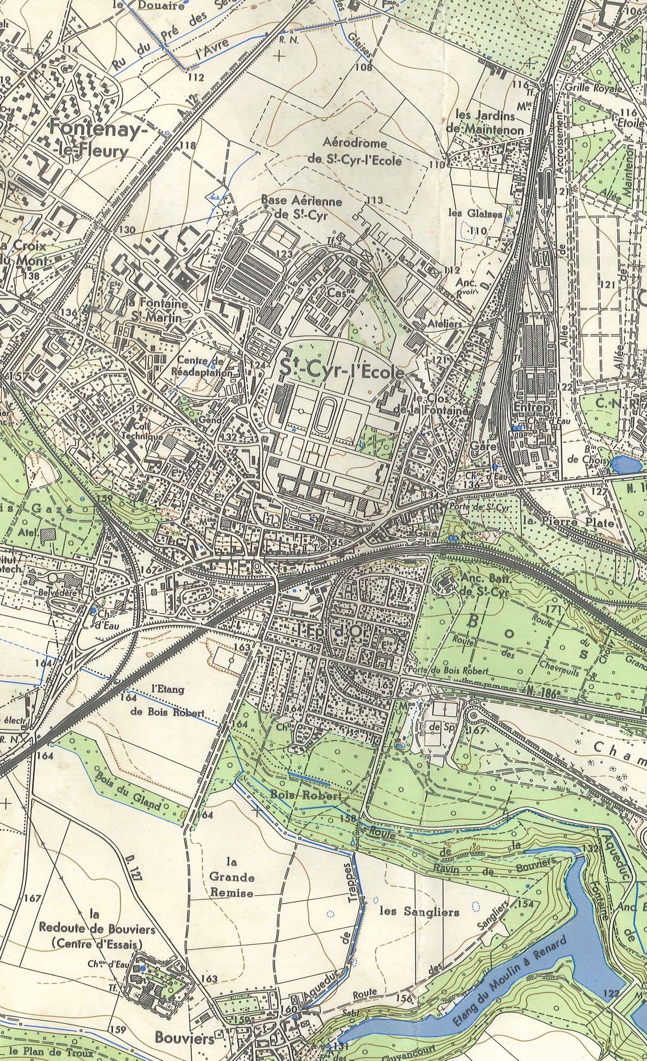 carte d'&eacute;tat-major